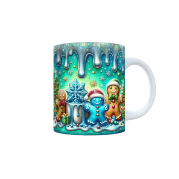 Bienvenido Tazas Sublimadas Navidad Efecto Inflable