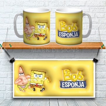 Bienvenido Taza Sublimada 3D Caricaturas