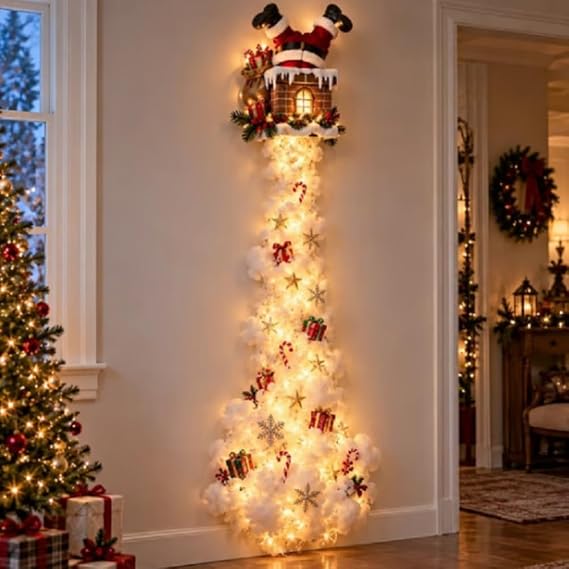 luces chimenea noel luces chimenea noel